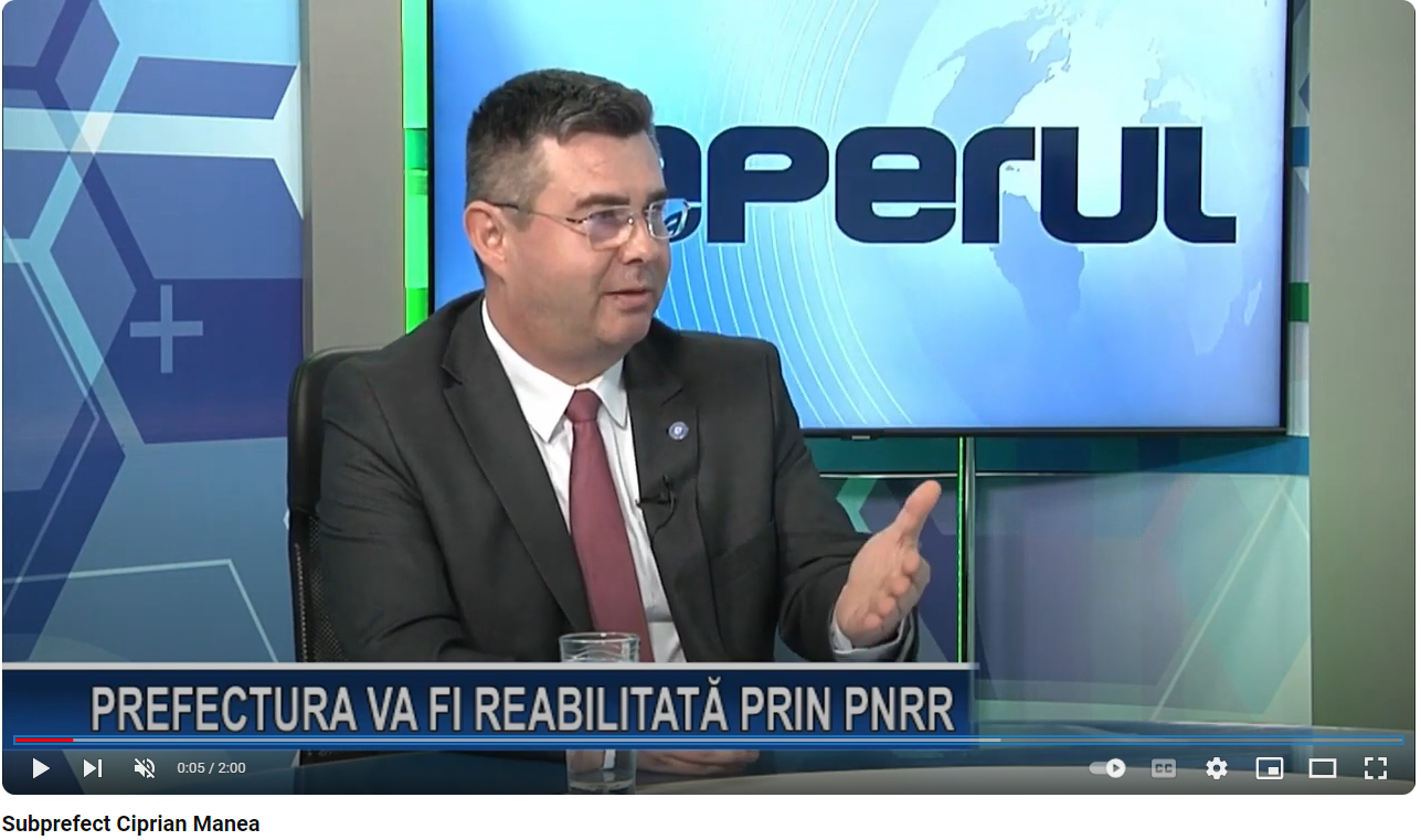 Interviu REPERUL – Reabilitarea Palatului Administrativ al Județului Galați prin PNRR